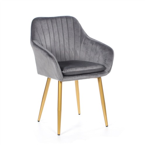 Chaise salle manger gris - chaise, À