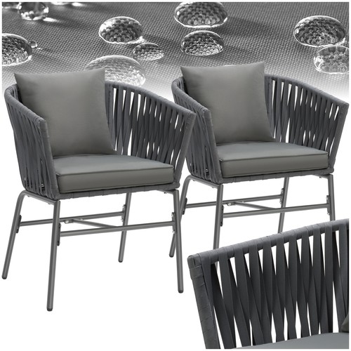 Tectake lot 2 fauteuil - de,